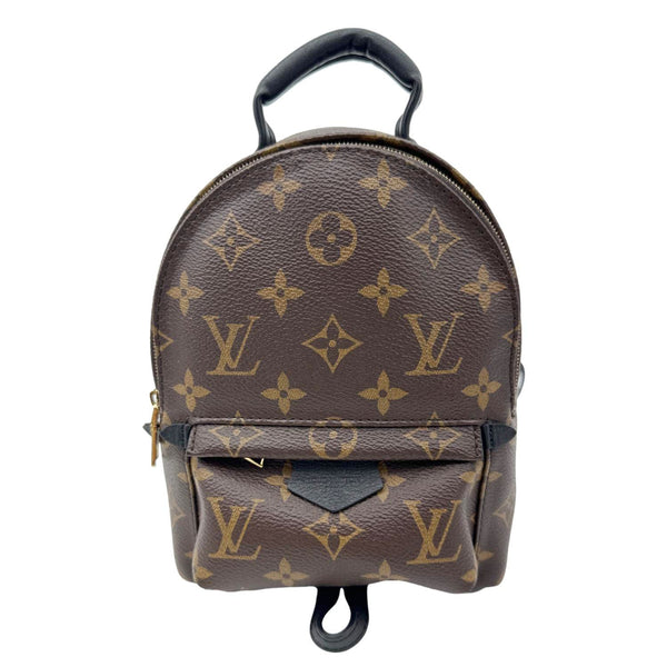 brown canvas mini backpack MADISON & DAKOTA for Everyday & Day Pack Rucksack in Solid Color Blocks (Almond) With a 16 L capacity and compact size of 42 31 11 cm Women Canvas Backpack - Light
