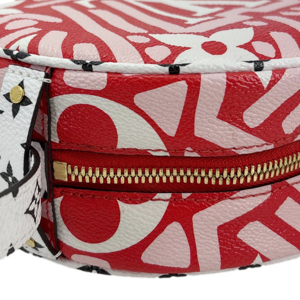 LOUIS VUITTON Boite Chapeau Souple PM Giant Crafty Monogram Canvas Shoulder Bag Red