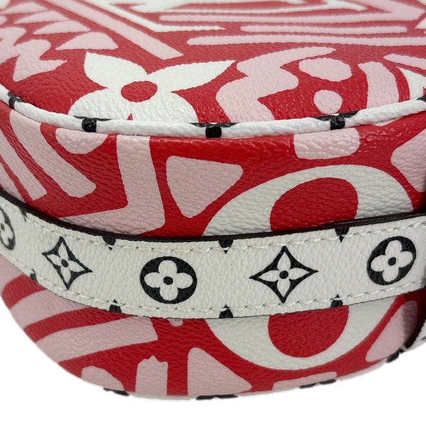 LOUIS VUITTON Boite Chapeau Souple PM Giant Crafty Monogram Canvas Shoulder Bag Red