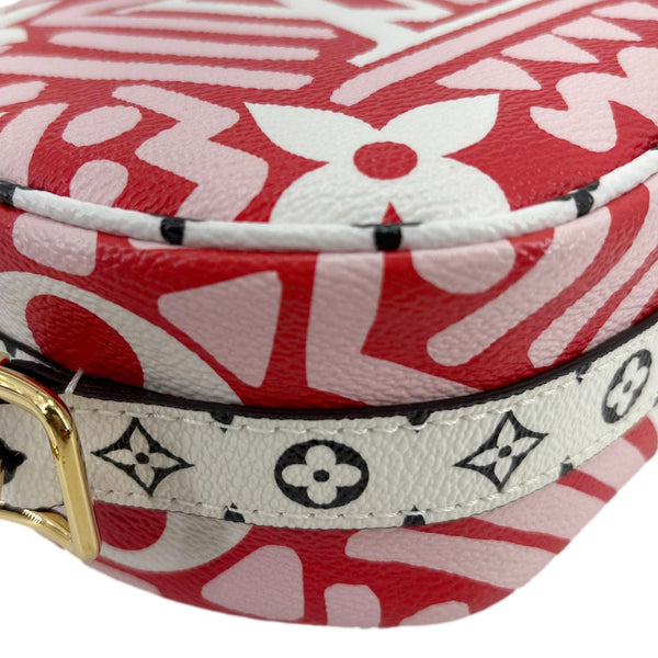 LOUIS VUITTON Boite Chapeau Souple PM Giant Crafty Monogram Canvas Shoulder Bag Red