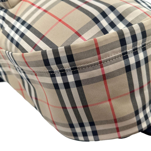BURBERRY Vintage Check Canvas Backpack Bag Beige