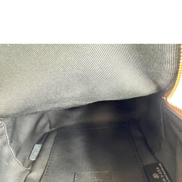 LOUIS VUITTON Palm Springs Mini Monogram Reverse Canvas Backpack Bag Brown