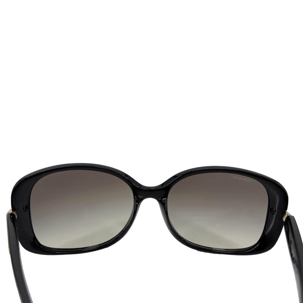 PRADA SPR 08O Acetate Frame Sunglasses Black