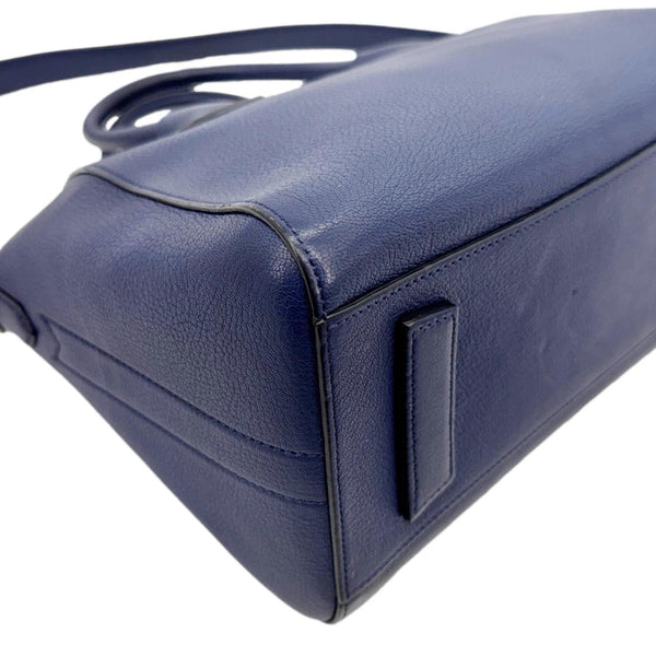 GIVENCHY Antigona Leather Satchel Shoulder Bag Navy Blue