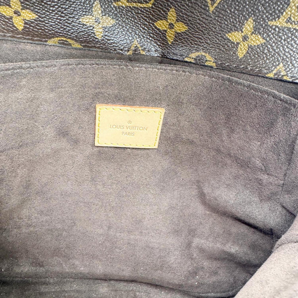 LOUIS VUITTON Metis Pochette Monogram Canvas Crossbody Bag Brown