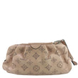 LOUIS VUITTON Scala Mini Monogram Mahina Perforated Leather Pouch Pink