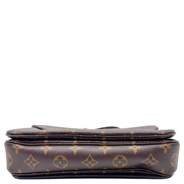 LOUIS VUITTON Metis Pochette Monogram Canvas Crossbody Bag Brown