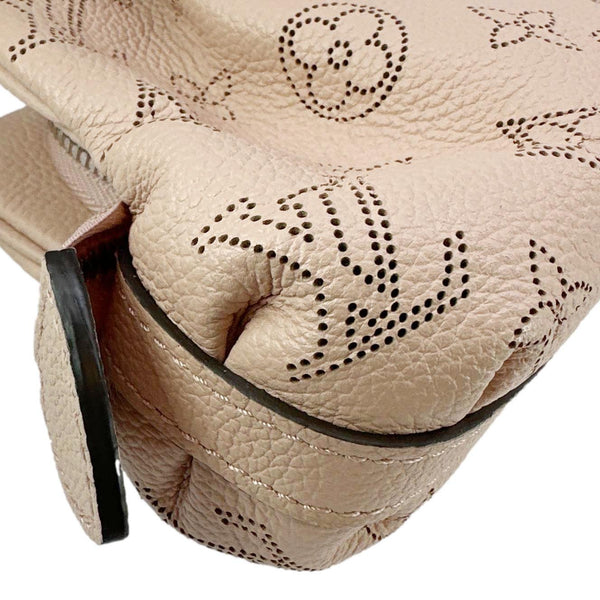 LOUIS VUITTON Scala Mini Monogram Mahina Perforated Leather Pouch Pink