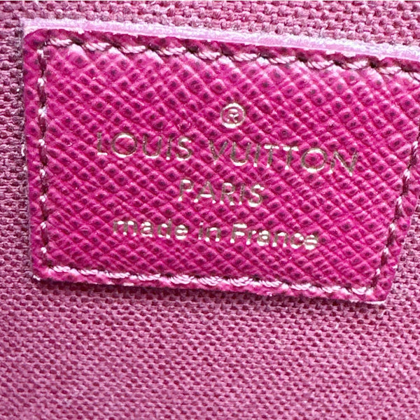 Louis Vuitton Felicie Pochette Monogram Canvas Crossbody Bag Brown