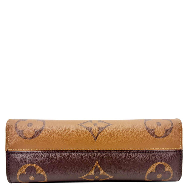 LOUIS VUITTON On-The-Go East West Monogram Canvas Chain 2way Shoulder Bag Brown