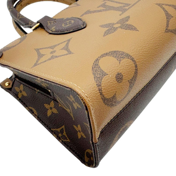 LOUIS VUITTON On-The-Go East West Monogram Canvas Chain 2way Shoulder Bag Brown