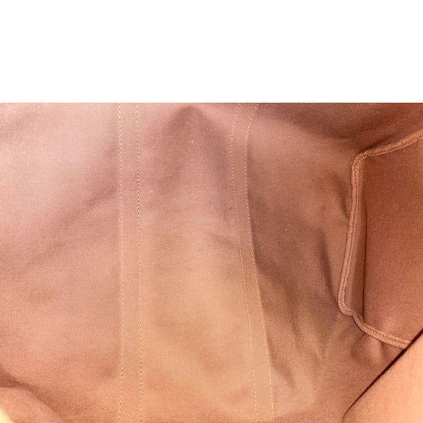 LOUIS VUITTON Keepall 50 Monogram Canvas Travel Bag Brown