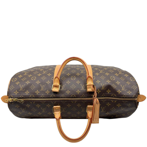 LOUIS VUITTON Keepall 50 Monogram Canvas Travel Bag Brown