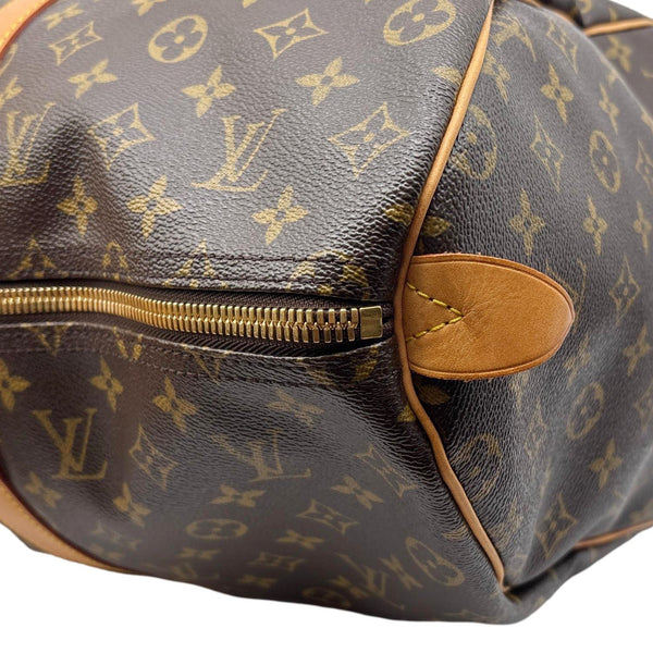 LOUIS VUITTON Keepall 50 Monogram Canvas Travel Bag Brown