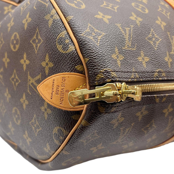 LOUIS VUITTON Keepall 50 Monogram Canvas Travel Bag Brown