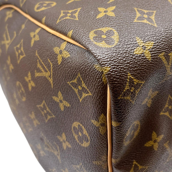 LOUIS VUITTON Keepall 50 Monogram Canvas Travel Bag Brown