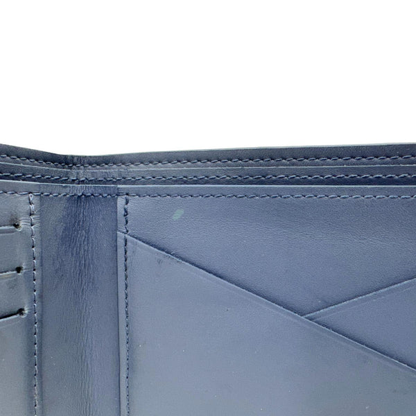 LOUIS VUITTON Multiple Bi-fold Monogram Shadow Wallet Blue