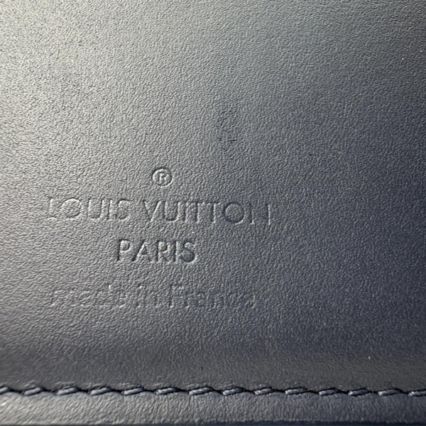 LOUIS VUITTON Multiple Bi-fold Monogram Shadow Wallet Blue