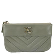 CHANEL Mademoiselle Small Vintage Leather Cosmetic Case Grey