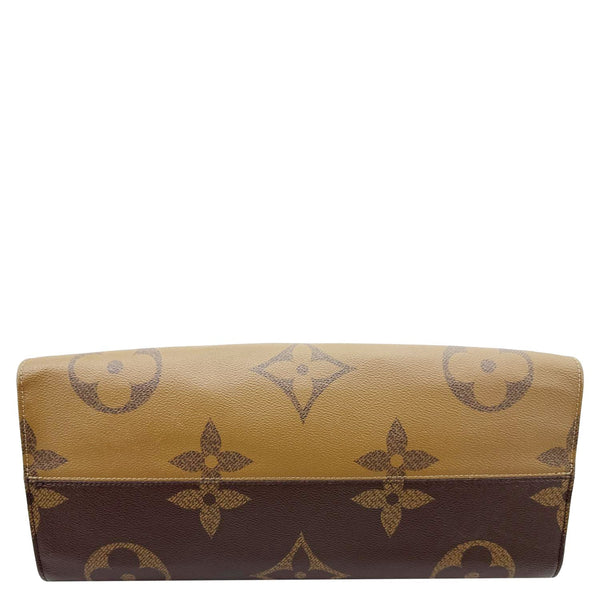 LOUIS VUITTON Onthego GM Giant Monogram Reverse Canvas Tote Bag Brown