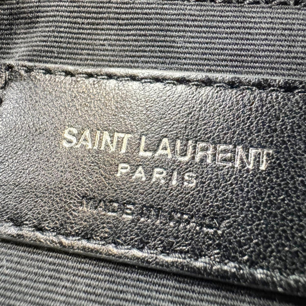 YVES SAINT LAURENT Loulou Medium Quilted Leather Crossbody Bag Burgundy