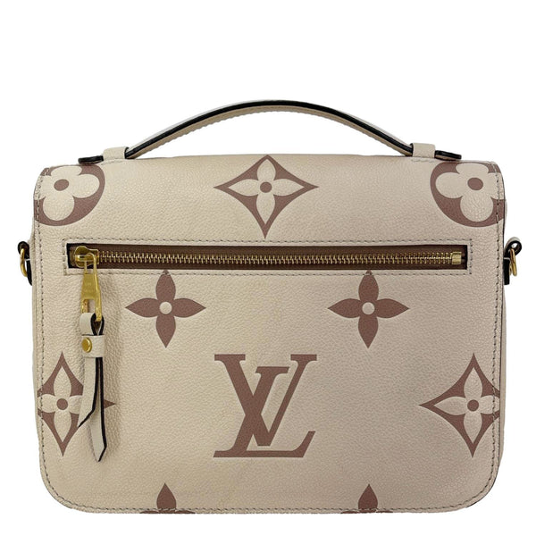 LOUIS VUITTON Metis Pochette Empreinte Leather Crossbody Bag Bicolor