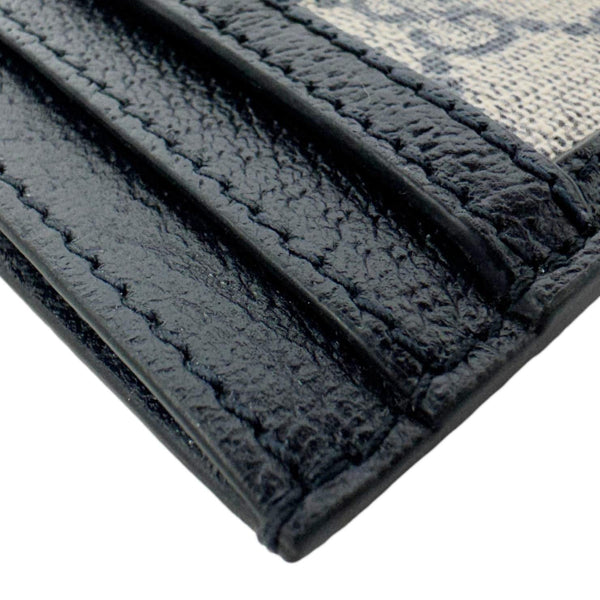 GUCCI Ophidia GG Canvas Card Case Navy Blue 523159