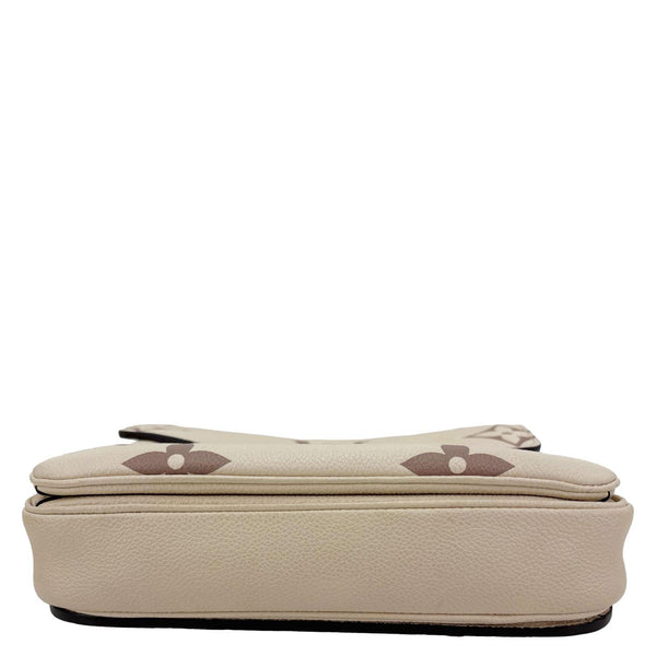 LOUIS VUITTON Metis Pochette Empreinte Leather Crossbody Bag Bicolor