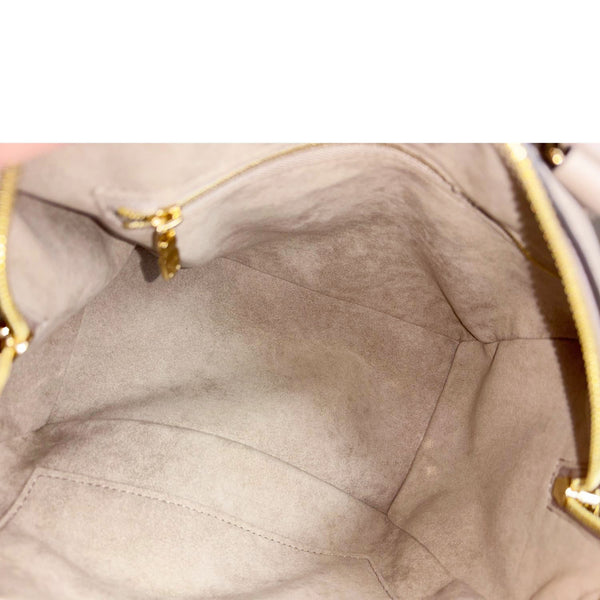 LOUIS VUITTON Speedy 25 Bandouliere Monogram Empreinte Shoulder Bag Beige