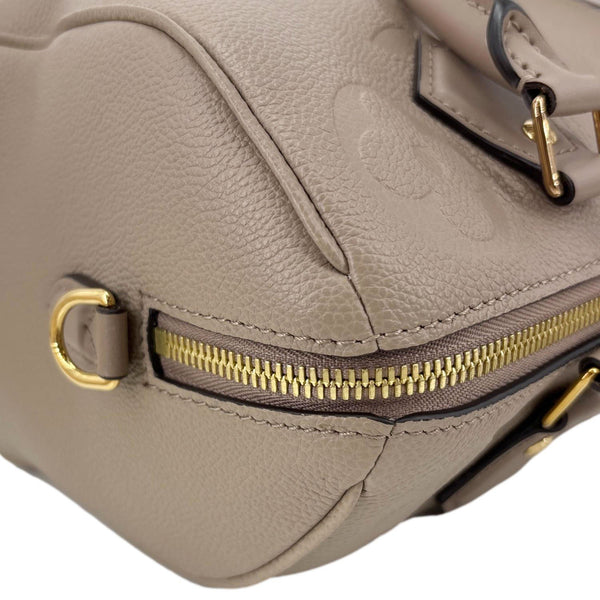 LOUIS VUITTON Speedy 25 Bandouliere Monogram Empreinte Shoulder Bag Beige