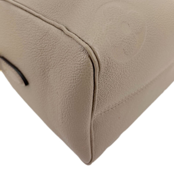 LOUIS VUITTON Speedy 25 Bandouliere Monogram Empreinte Shoulder Bag Beige