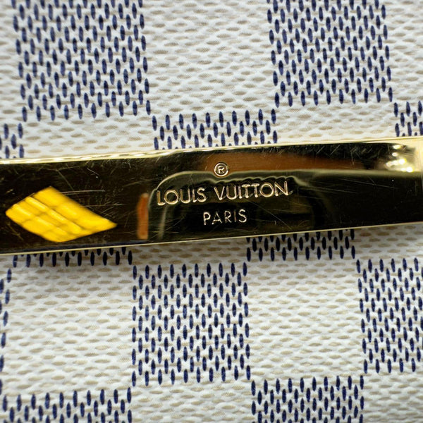 LOUIS VUITTON Favorite MM Damier Azur Crossbody Bag White