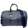 GUCCI Ophidia GG Supreme Canvas Duffle Bag Blue 724642
