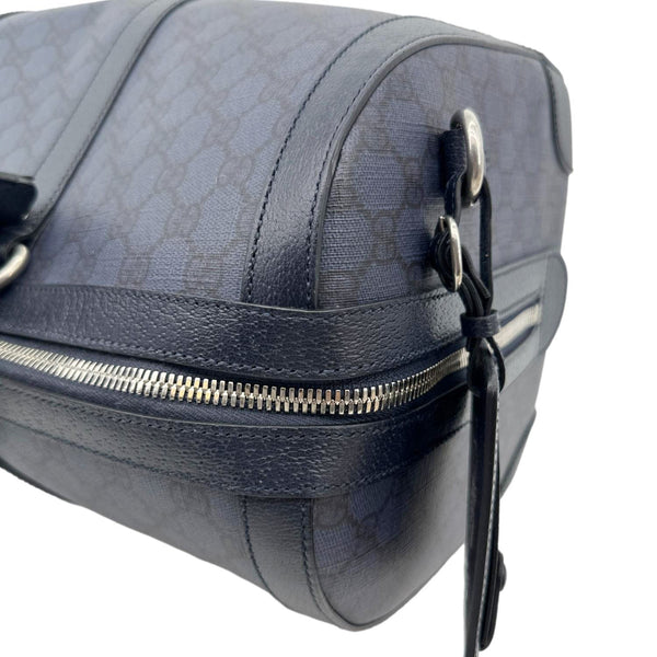 GUCCI Ophidia GG Supreme Canvas Duffle Bag Blue 724642