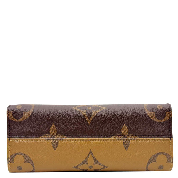 LOUIS VUITTON Onthego PM Giant Monogram Reverse Canvas Shoulder Bag Brown