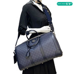 GUCCI Ophidia GG Supreme Canvas Duffle Bag Blue 724642