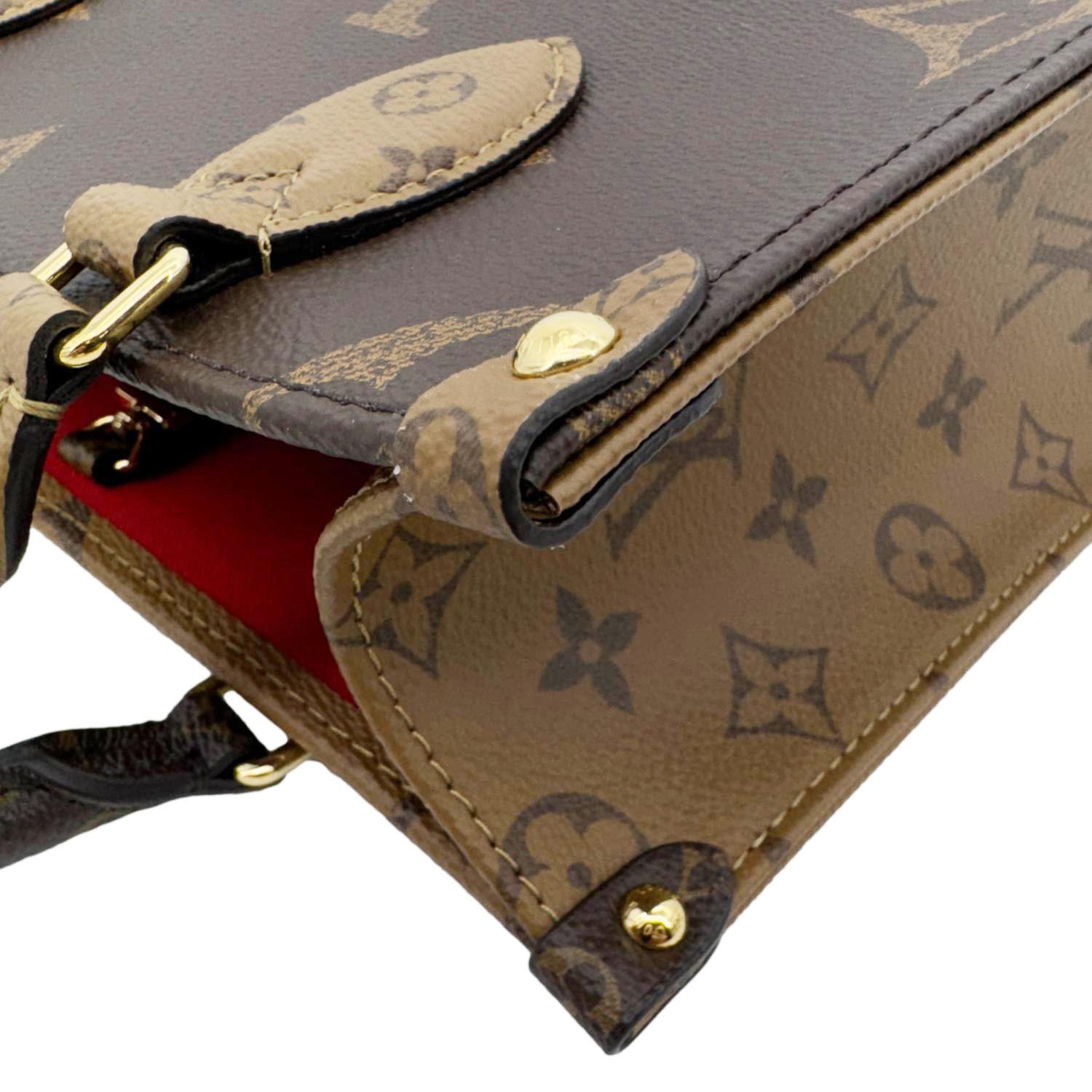 LOUIS VUITTON Onthego PM Giant Monogram Reverse Canvas Shoulder Bag Br