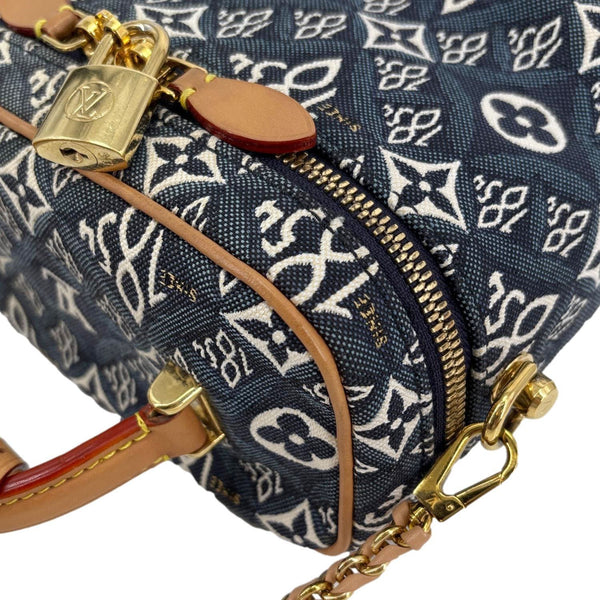 LOUIS VUITTON Monogram Jacquard Since 1854 Canvas Vanity Bag Blue