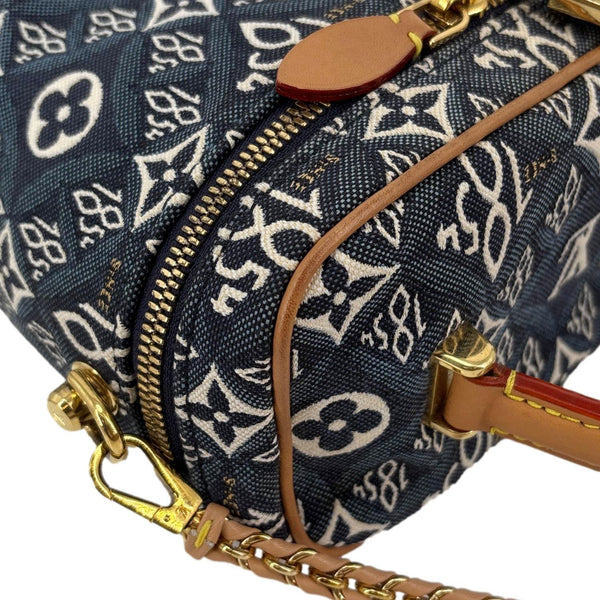 LOUIS VUITTON Monogram Jacquard Since 1854 Canvas Vanity Bag Blue