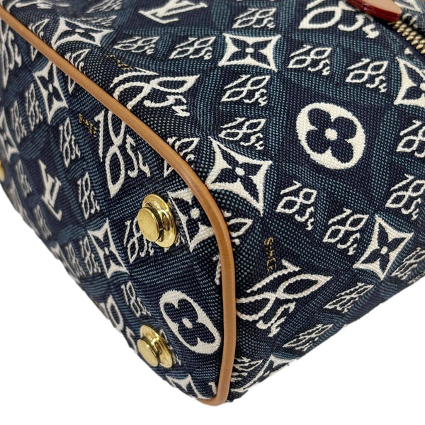 LOUIS VUITTON Monogram Jacquard Since 1854 Canvas Vanity Bag Blue