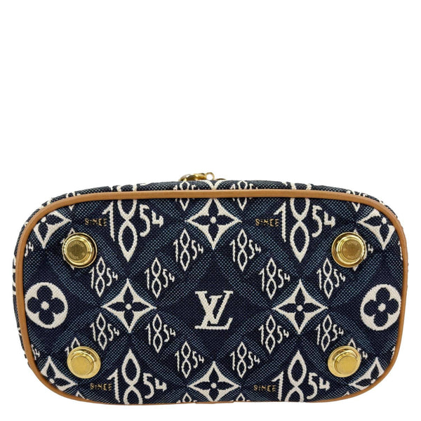 LOUIS VUITTON Monogram Jacquard Since 1854 Canvas Vanity Bag Blue