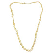 CHANEL Pearl CC Star Charm Long Necklace Off White