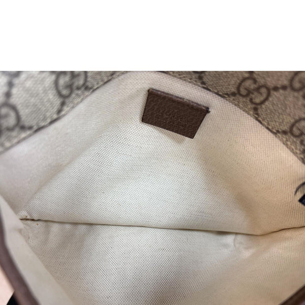 GUCCI Neo Web Vintage GG Monogram Canvas Belt Bag Beige 493930