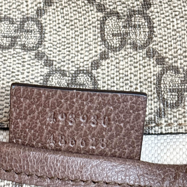 GUCCI Neo Web Vintage GG Monogram Canvas Belt Bag Beige 493930