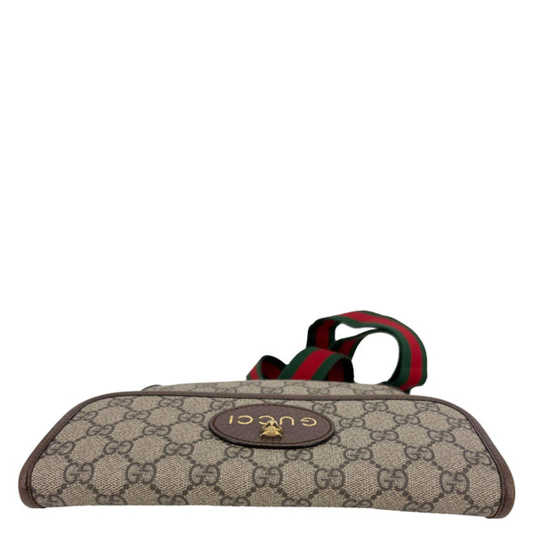 GUCCI Neo Web Vintage GG Monogram Canvas Belt Bag Beige 493930