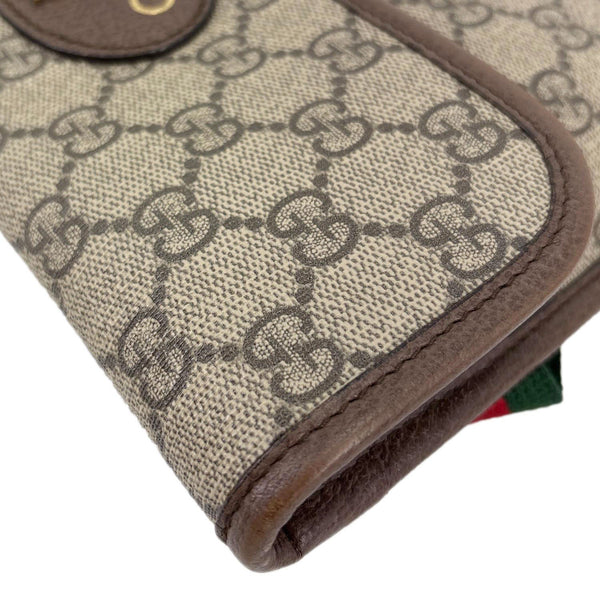 GUCCI Neo Web Vintage GG Monogram Canvas Belt Bag Beige 493930