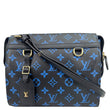 LOUIS VUITTON Speedy Amazon PM Monogram Canvas Shoulder Bag Blue Noir