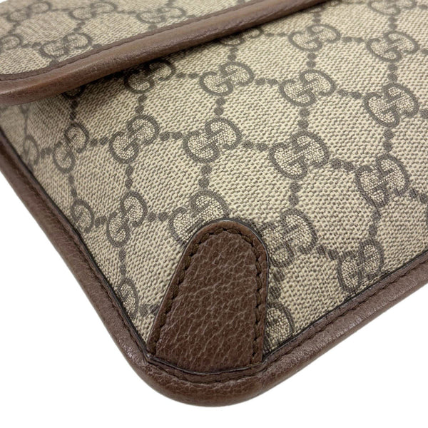 GUCCI Neo Web Vintage GG Monogram Canvas Belt Bag Beige 493930