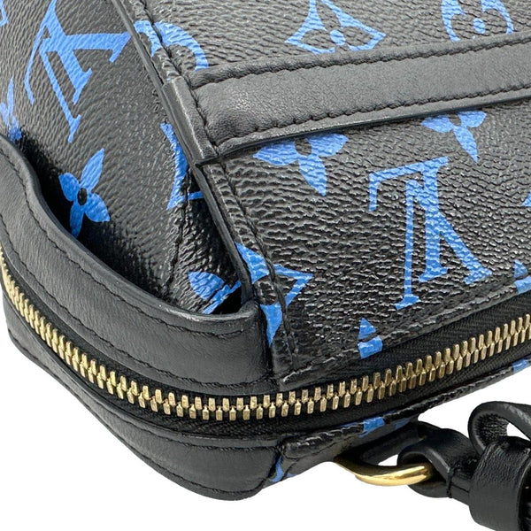 LOUIS VUITTON Speedy Amazon PM Monogram Canvas Shoulder Bag Blue Noir