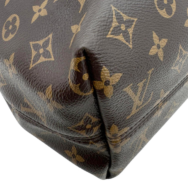 LOUIS VUITTON Graceful MM Monogram Canvas Shoulder Bag Brown